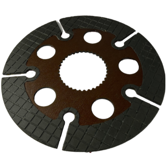 Schleppter-Traktor-Ersatzteile- - Brake lining foot brake Deutz 338 x 60  x7mm rivet holes 14